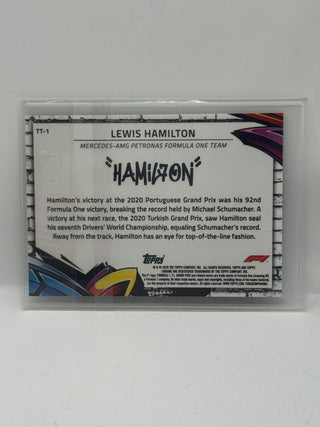 2020 Topps Chrome F1 Lewis Hamilton Track Tags Hamilton #TT-1