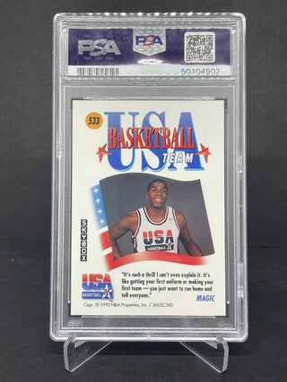 1991 SkyBox Magic Johnson USA PSA Gem Mint 10