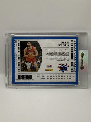 2019 Panini Contenders Draft Picks Max Strus Draft Ticket Rookie Auto - No. 101