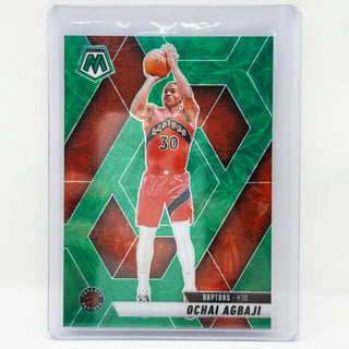 2024-25 Panini Mosaic Ochai Agbaji International Green Mosaic 15/15