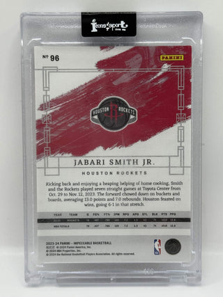 2023-24 Panini Impeccable Jabari Smith Jr. Green 24/35