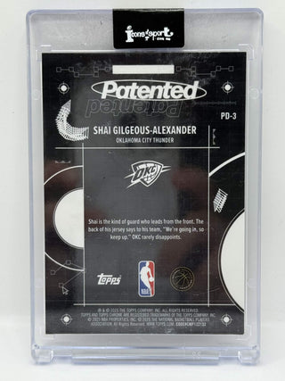 2025-26 Topps Chrome Shai Gilgeous-Alexander Patented Case Hit #PD-3