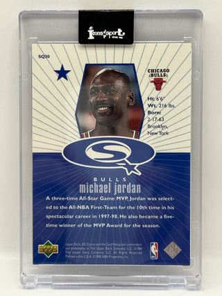 1998-99 Upper Deck UD Choice Michael Jordan Starquest Blue #SQ30