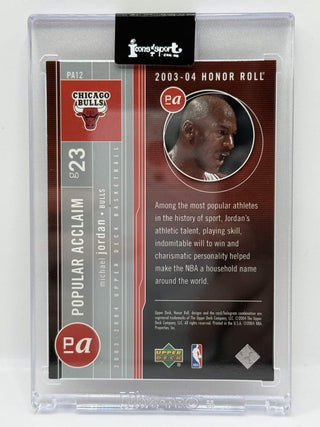 2003-04 Upper Deck Honor Roll Michael Jordan Popular Acclaim #PA12