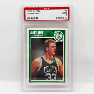 1989 Fleer Larry Bird PSA Mint 9
