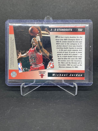 1992-93 Upper Deck 3-D Standouts Michael Jordan Triple Double #TD2