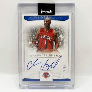 2017-18 Panini National Teasures Chauncey Billups Auto 74/99