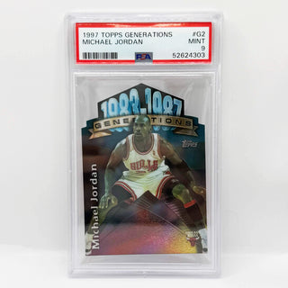 1997 Topps Generations Michael Jordan PSA Mint 9