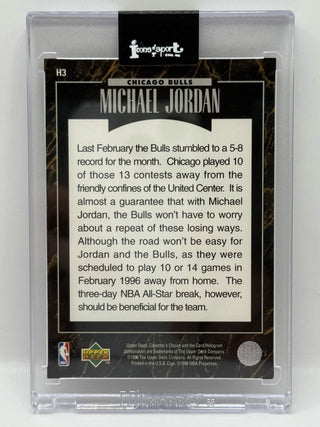 1995-96 Upper Deck Michael Jordan Predictor Player Of The Week #H3