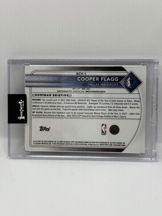 2025-26 Topps Bowman Chrome Cooper Flagg Reptilian RC #BCV-1