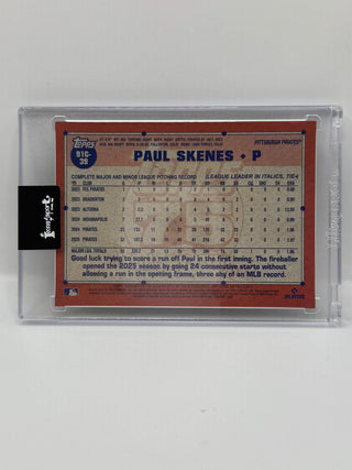 2026 Topps Chrome 75 Years Of Baseball Paul Skenes Mojo Refractor Auto 71/75