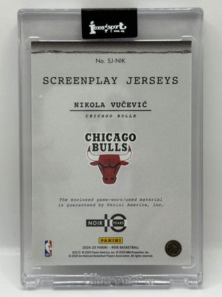 2024-25 Panini Noir Screenplay Jerseys Nikola Vucevic Patch 57/99