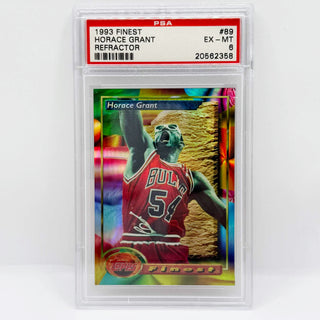 1993 Topps Finest Horace Grant Refractor PSA EX-MT 6