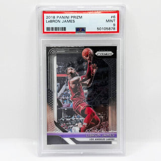 2018 Panini Prizm LeBron James PSA Mint 9