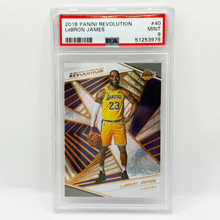 2018 Panini Revolution LeBron James PSA Mint 9