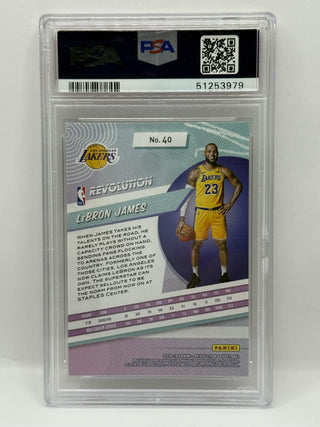 2018 Panini Revolution LeBron James PSA Mint 9