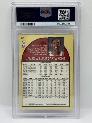 1990 NBA Hoops Bill Cartwright PSA NM-MT 8