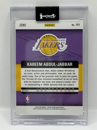 2024-25 Panini Revolution Cosmic Kareem Abdul-Jabbar Legends 10/99