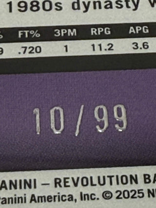 2024-25 Panini Revolution Cosmic Kareem Abdul-Jabbar Legends 10/99