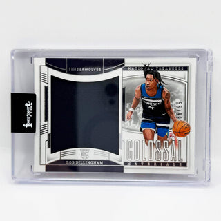 2024-25 Panini National Treasures Rob Dillingham Colossal Materials RC 56/99