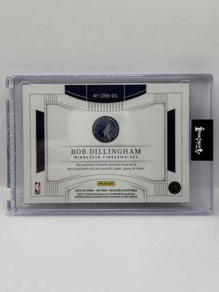 2024-25 Panini National Treasures Rob Dillingham Colossal Materials RC 56/99