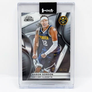 2025-26 Topps Chrome Black Aaron Gordon White Refractor 08/10