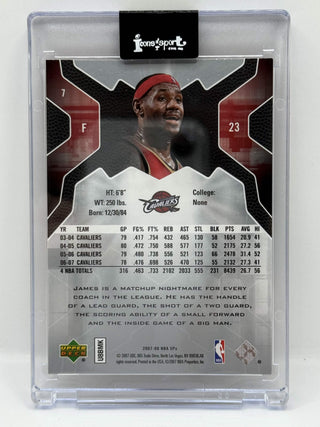 2007-08 Upper Deck SPx LeBron James #7