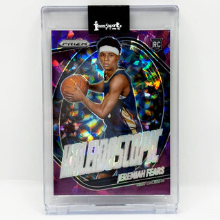 2025-26 Panini Prizm Kaleidoscopic Jeremiah Fears Purple Ice Prizm RC 052/199
