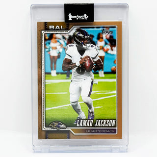 2026 Topps Flagship Lamar Jackson Gold 0421/2026