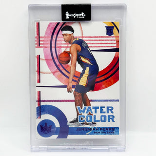 2025-26 Panini Court Kings Jeremiah Fears Water Color Violet RC 30/49