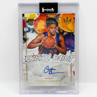 2025-26 Panini Court Kings Chaz Lanier Fresh Paint Rookie Auto 04/99