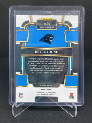 2023 Panini Select Football Bryce Young Red White Blue Concourse RC - No. 14