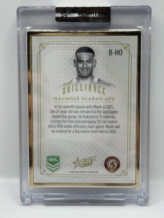 2026 NRL Select Brilliance Haumole Olakau'atu Manly Warringah Sea Eagles 07/75 #B-HO