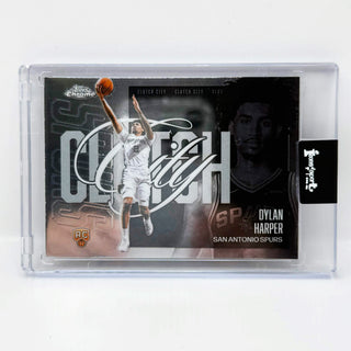 2025-26 Topps Chrome Update Dylan Harper Clutch City Rookie #YQ-2