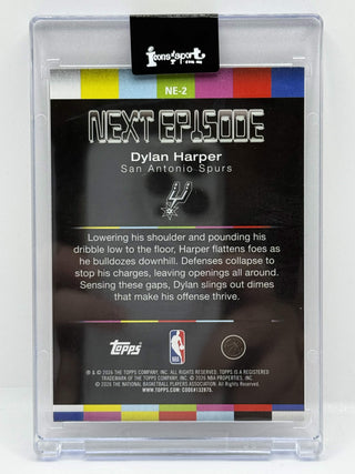 2025-26 Topps Hoops Next Episode Dylan Harper Rookie #NE-2