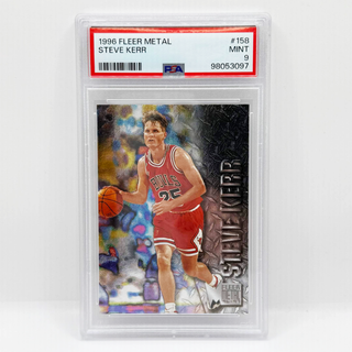 1996-97 Fleer Metal Steve Kerr PSA Mint 9