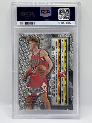 1996-97 Fleer Metal Steve Kerr PSA Mint 9