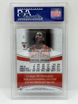 1998-99 Topps Gold Label Class Michael Jordan PSA Mint 9
