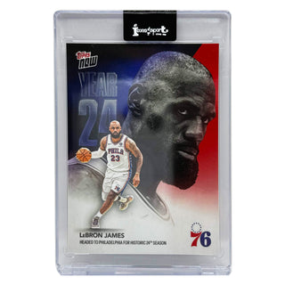 2026-27 Topps NOW LeBron James Headed To Philadelphia For Historic 24th Season #OS03