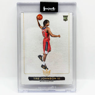 2025-26 Panini Court Kings Tre Johnson III Blank Slate Case Hit RC - No. 10