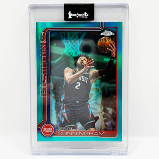 2025-26 Topps Chrome Cade Cunningham Teal Refractor 068/299