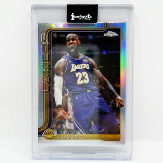 2025-26 Topps Chrome Update LeBron James Refractor #1