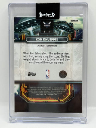 2025-26 Topps Cosmic Chrome Kon Knueppel Extraterrestrial Talent Refractor Rookie #ET-14