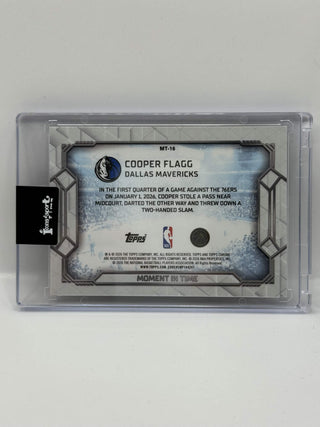 2025-26 Topps Chrome Update Cooper Flagg Moment In Time Rookie #MT-16