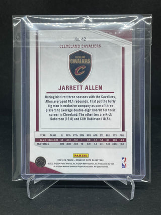 2023-24 Donruss Elite Jarrett Allen International Green/Red Hyper - No. 42