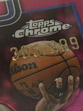 2025-26 Topps Chrome Update Kyrie Irving Magenta Refractor 385/399