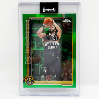2025-26 Topps Chrome Update Jamal Murray Green Refractor 17/99