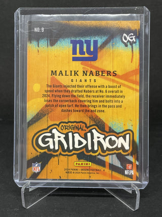 2024 Panini Origins Football Malik Nabers Original Gridiron (OG) Rookie #9