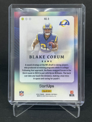 2024 Panini Origins Football StartUps Blake Corum RC - No. 9