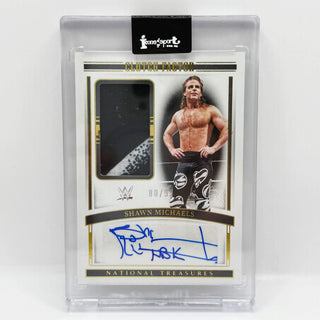 2024 Panini National Treasures Shawn Michaels Clutch Factor Patch Auto 80/99